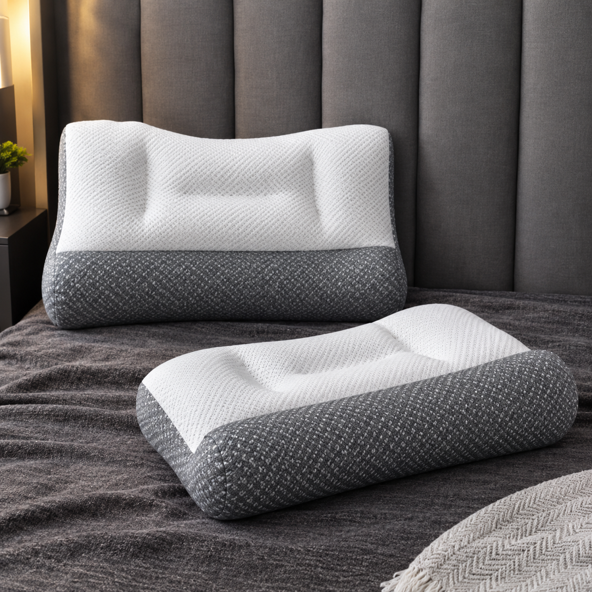 Almohada Cervical Viscoelástica de Apoyo