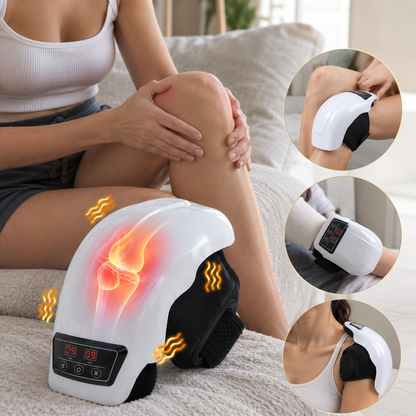 Masajeador de Rodillas con Calor, Vibración y Luz Infrarroja
