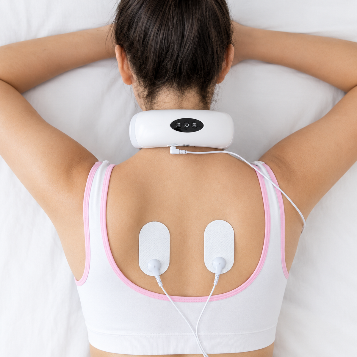 Masajeador de Cuello y Espalda con Electroestimulación
