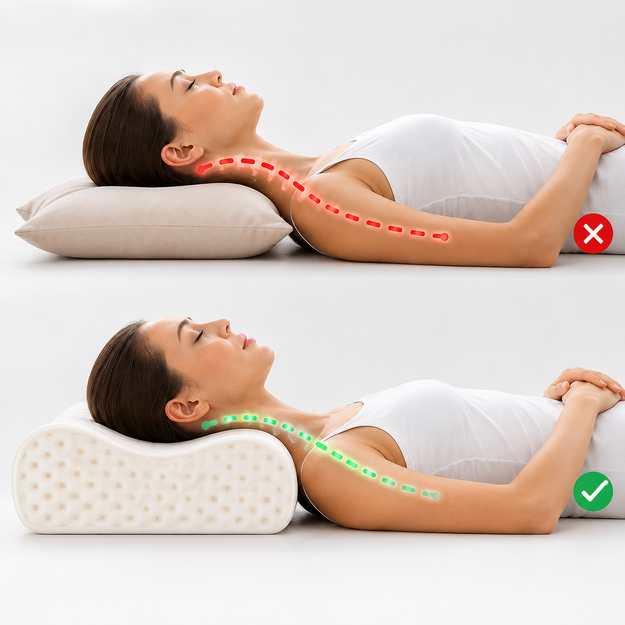 Almohada Cervical Latex